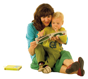 image of boy reading